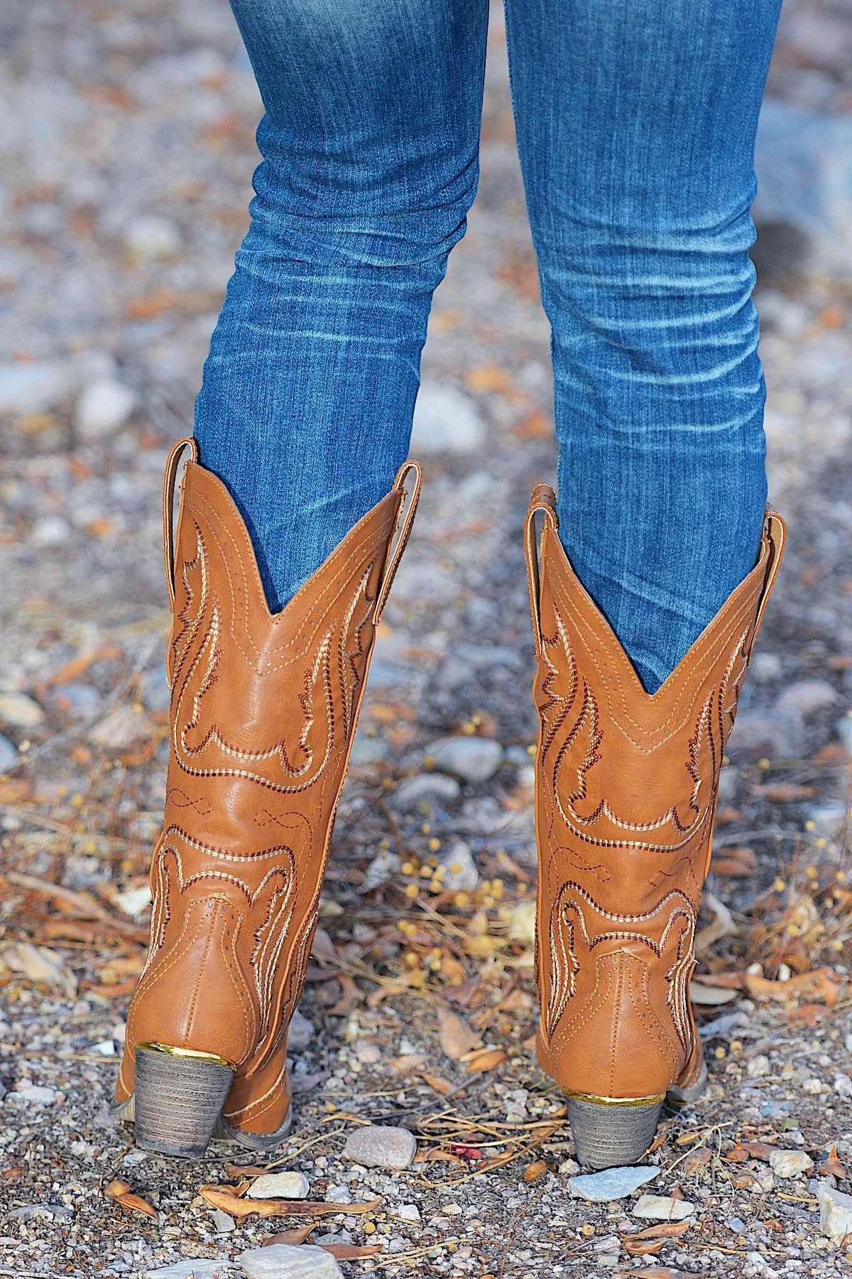 Cowboy Take Me Away Boots - Tan