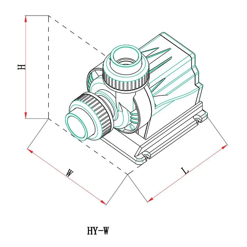 HY-5000 Water Blaster Pump - Reef Octopus